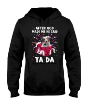 God Said - RED MERLE Australian Shepherd Hooded Sweatshirt tile