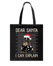 Dear Santa Boxer 2 Tote Bag tile