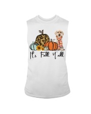 Fall Pumpkin Labrador Sleeveless Tee tile