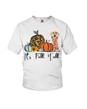 Fall Pumpkin Labrador Youth T-Shirt tile