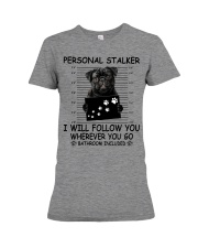 Personal Stalker - BLACK Pug Premium Fit Ladies Tee tile
