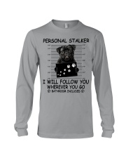 Personal Stalker - BLACK Pug Long Sleeve Tee tile