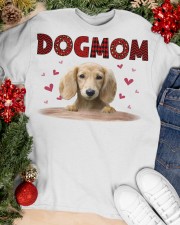 Love Mom - CREAM Lng-haired Dachshund Classic T-Shirt apparel-classic-tshirt-lifestyle-front-81