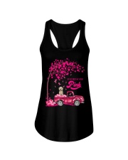 LBN October Pink Truck Goldendoodle 3 Ladies Flowy Tank tile