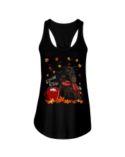 Hot Chocolate - BLACK American Cocker Spaniel Ladies Flowy Tank tile
