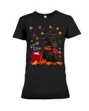 Hot Chocolate - BLACK American Cocker Spaniel Premium Fit Ladies Tee tile