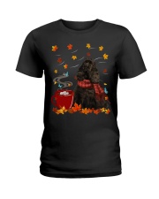 Hot Chocolate - BLACK American Cocker Spaniel Ladies T-Shirt tile