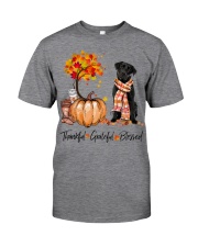 Thankful Fall - Black labrador Classic T-Shirt front