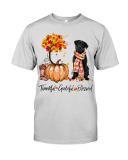 Thankful Fall - Black labrador Premium Fit Mens Tee tile