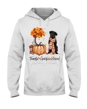 Thankful Fall - Black labrador Hooded Sweatshirt tile