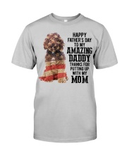 Father Day - labradoodle Classic T-Shirt front