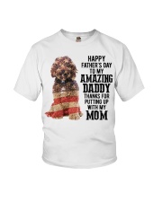 Father Day - labradoodle Youth T-Shirt tile