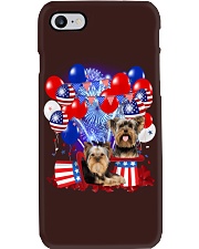 4th July Balloons - Yorkshire Terrier Phone Case tile
