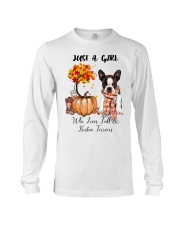 Fall And - Boston Terrier 1 Long Sleeve Tee tile