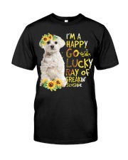 I Am Happy Go Lucky Maltese 1 Premium Fit Mens Tee tile