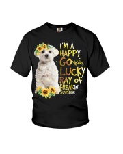 I Am Happy Go Lucky Maltese 1 Youth T-Shirt tile