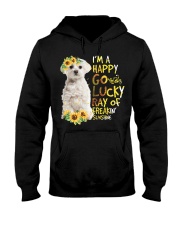 I Am Happy Go Lucky Maltese 1 Hooded Sweatshirt tile