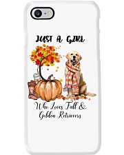 Fall And - golden Retriever 1 Phone Case tile