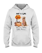 Fall And - golden Retriever 1 Hooded Sweatshirt tile