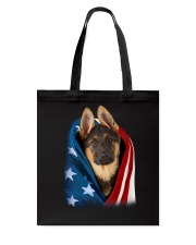 American flag - German Shepherd 2 Tote Bag tile