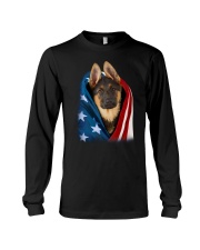 American flag - German Shepherd 2 Long Sleeve Tee tile