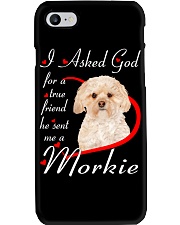 He Sent - GOLD Morkie Phone Case tile