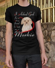 He Sent - GOLD Morkie Classic T-Shirt apparel-classic-tshirt-lifestyle-21