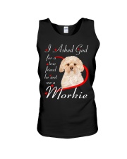 He Sent - GOLD Morkie Unisex Tank tile