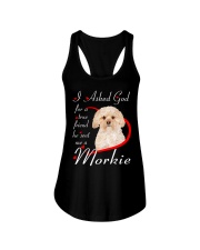 He Sent - GOLD Morkie Ladies Flowy Tank tile
