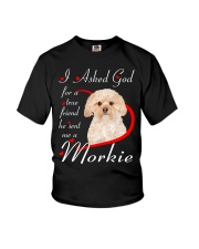 He Sent - GOLD Morkie Youth T-Shirt tile