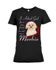 He Sent - GOLD Morkie Premium Fit Ladies Tee tile