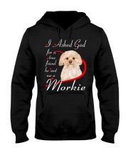 He Sent - GOLD Morkie Hooded Sweatshirt tile