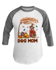 Pumpkin Mom - Old English Bulldog Baseball Tee tile