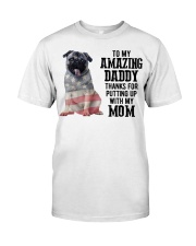 Amazing Daddy - pug Classic T-Shirt tile
