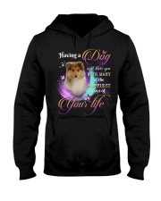 Happiest - Rough Collie 2 Hooded Sweatshirt tile