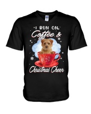 Xmas Coffee - Norfolk Terrier V-Neck T-Shirt tile