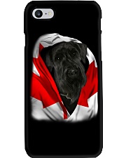 Canada Flag - Giant Schnauzer Phone Case tile