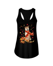 Autumn Leaves Scarf Ladies Flowy Tank tile