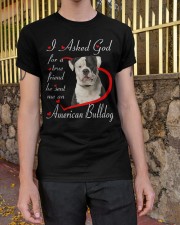 He Sent - American Bulldog Classic T-Shirt apparel-classic-tshirt-lifestyle-21