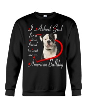 He Sent - American Bulldog Crewneck Sweatshirt tile