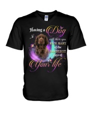 Happiest - Sussex Spaniel V-Neck T-Shirt tile