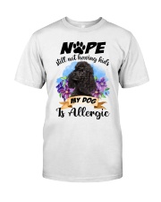 Allergic - BLACK Miniature Poodle Premium Fit Mens Tee tile