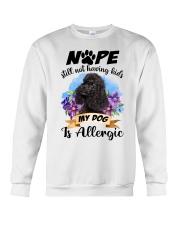 Allergic - BLACK Miniature Poodle Crewneck Sweatshirt tile