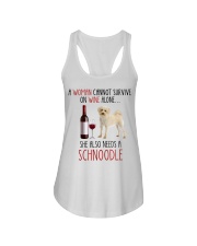 She Also Needs - Schnoodle Ladies Flowy Tank tile