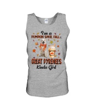 Pumpkin Kinda - Great Pyrenees 2 Unisex Tank tile