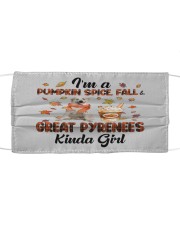 Pumpkin Kinda - Great Pyrenees 2 Mask tile