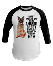 Father Day - German Shepherd Baseball Tee tile