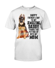 Daddy German Shepherd Dog Classic T-Shirt tile