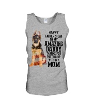 Daddy German Shepherd Dog Unisex Tank tile