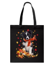 Autumn Leaves Scraf - Border Collie Tote Bag tile